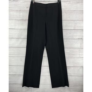 Lafayette 148 Women's‎ Trouser Wool Pants Size 4 Seasonless Straight Flat Front